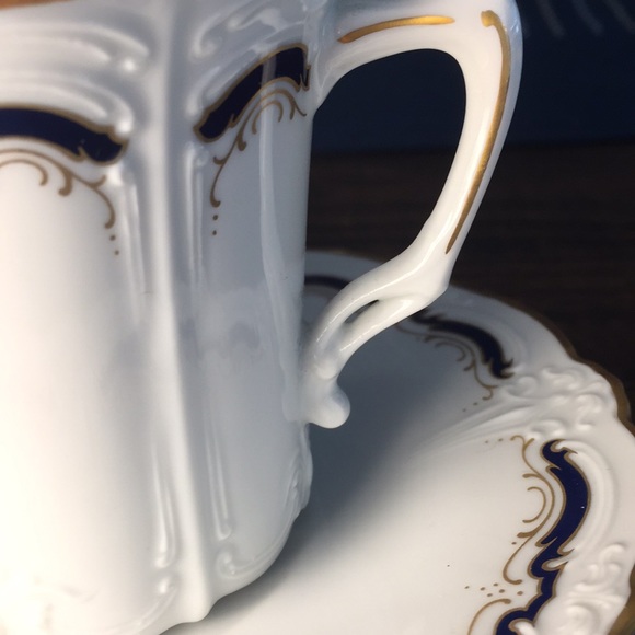 TIRSCHENREUTH Gloriette Flat Cup & Saucer  new - Picture 9 of 15